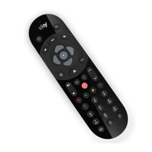 Universal Sky Smart TV Remote with Voice Search, Dedicated Media & Channel Controls, Long-Range IR Transmission